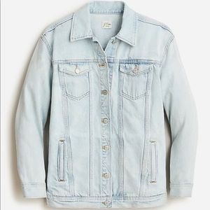 J.crew relaxed denim jacket in waterside wash
